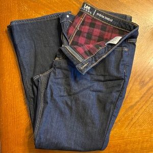 Lee Riders Flannel Lined Jeans